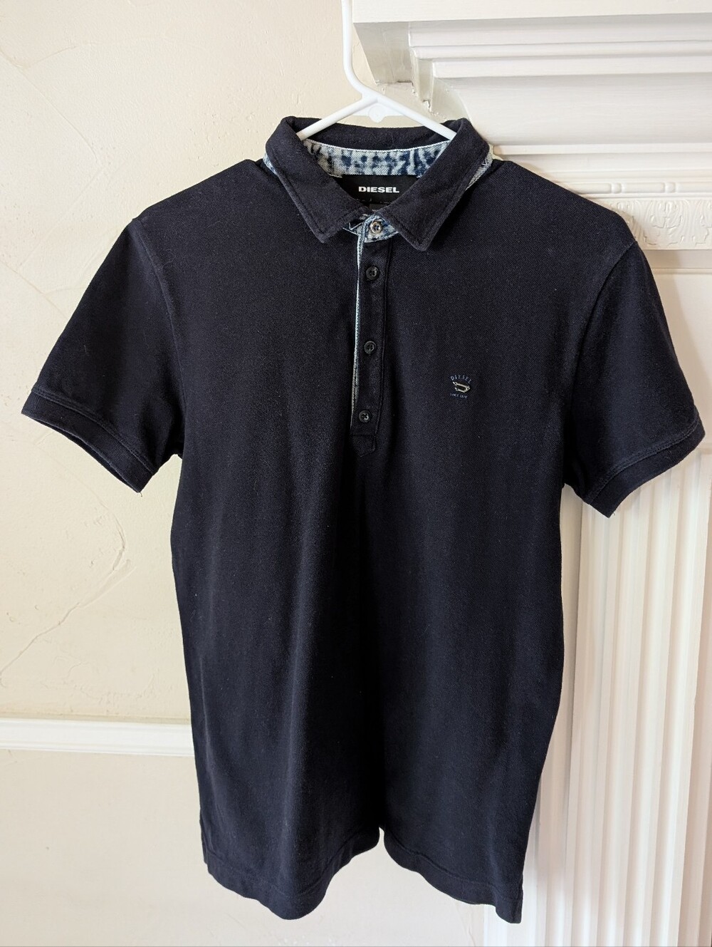 Diesel | Polo with Contrast Collar Trim